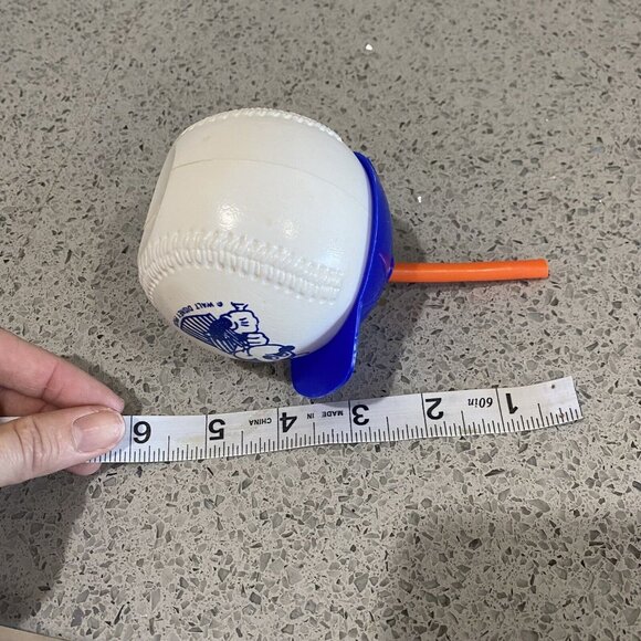 Vintage Disney Collectible Baseball Cup Straw MICKEY MOUSE Disneyana Gift Kids - Picture 2 of 4